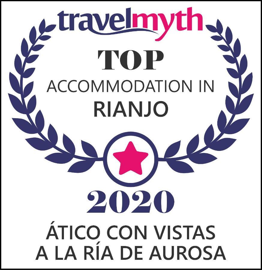 Ático con vistas a la ría de Arosa Apartamento Rianjo Exterior foto